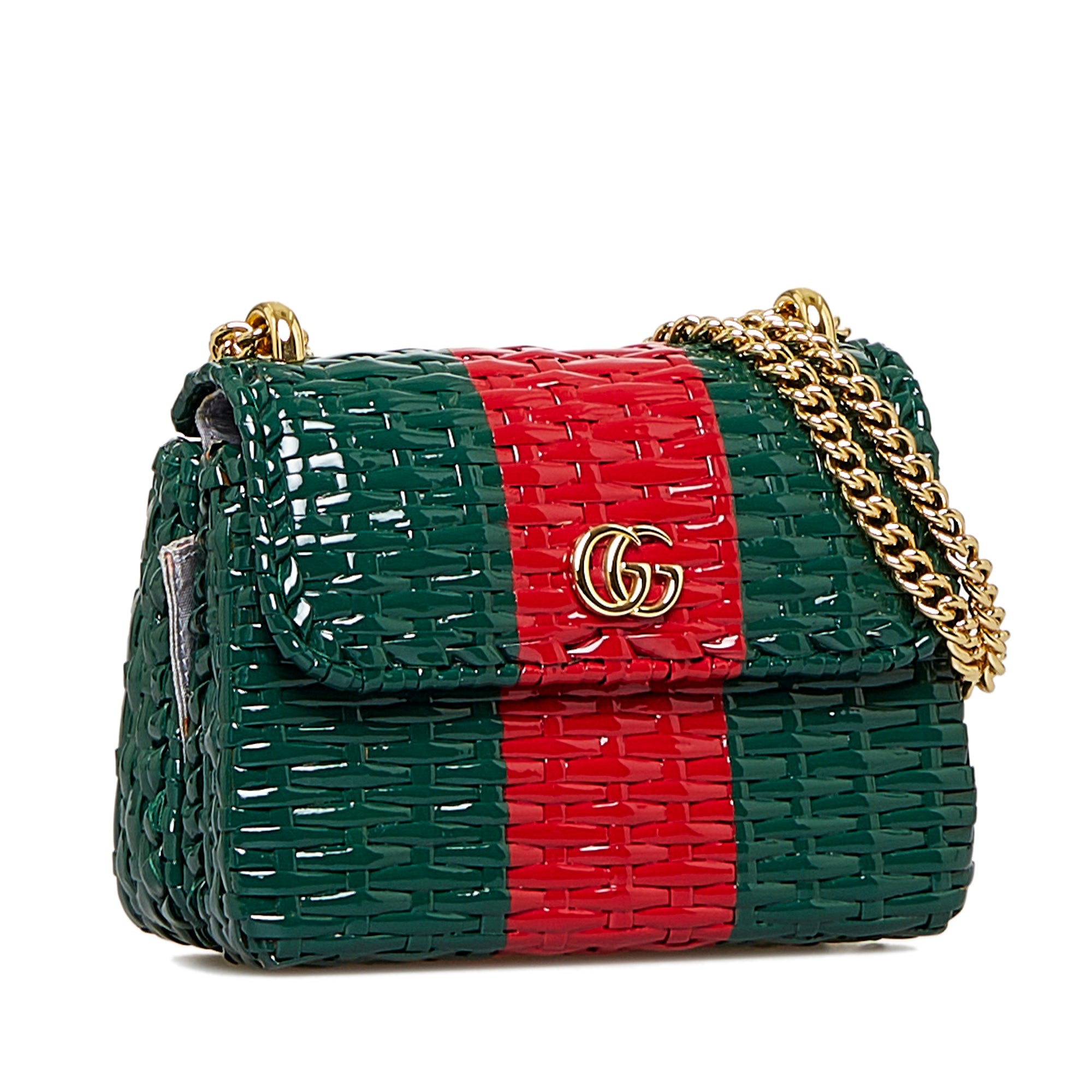 Gucci web wicker mini shoulder sales bag