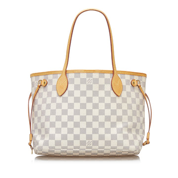 Louis Vuitton Damier Azur Neverfull PM Handbag