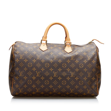 Louis Vuitton Monogram Speedy 40 Boston Bag