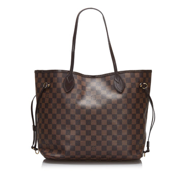 Louis Vuitton Damier Ebene Neverfull MM Tote Bag