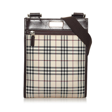 Burberry House Check Canvas Crossbody Bag