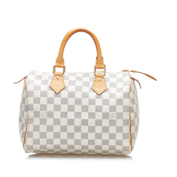 Louis Vuitton Damier Azur Speedy 25 Boston Bag