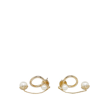 DIOR Faux Pearl Drop Earrings Costume Earrings