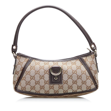 GUCCI GG Canvas Abbey D-Ring Baguette