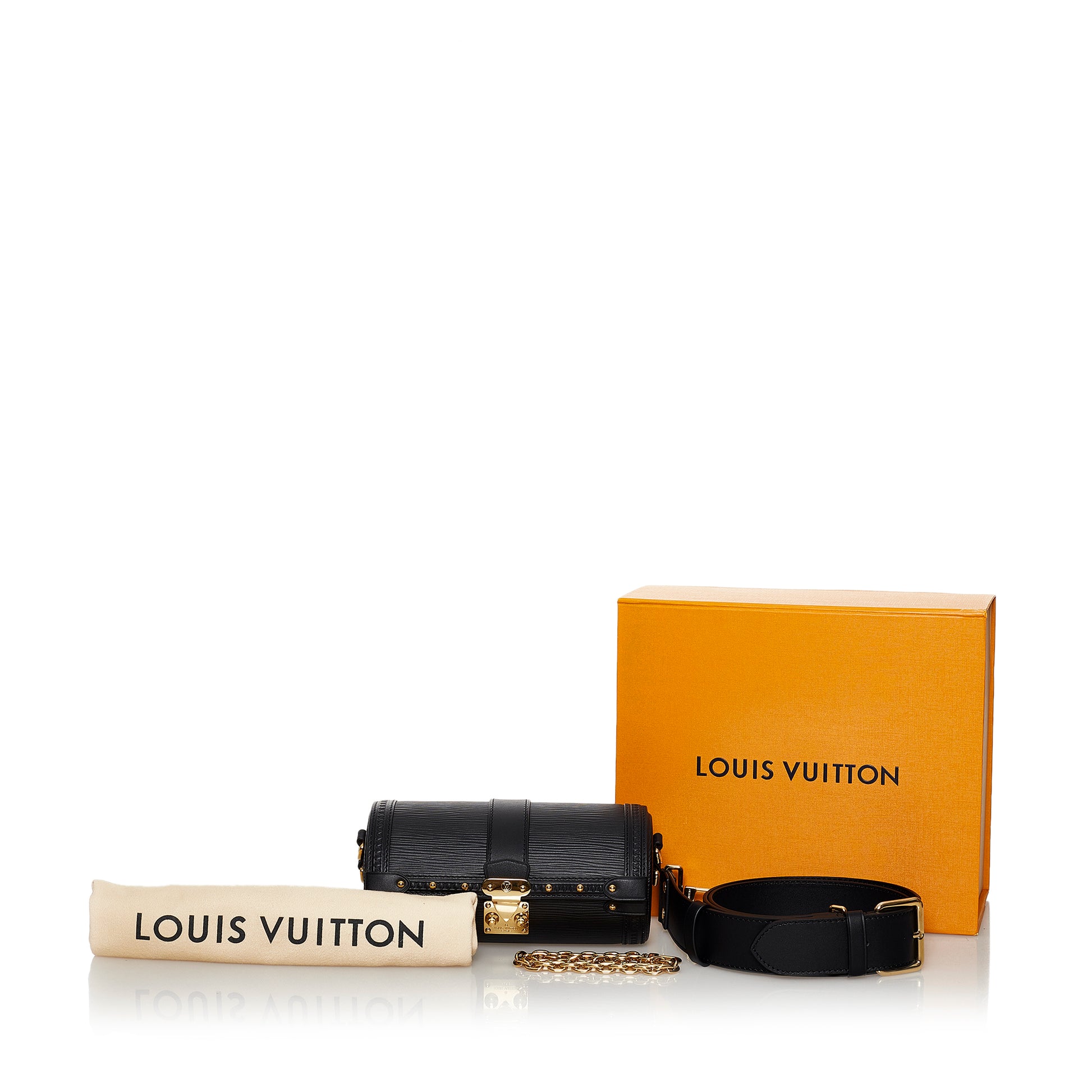 Louis Vuitton Papillon Trunk Epi Black in Epi Leather with Gold-tone