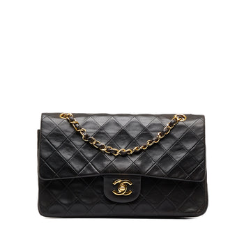 CHANEL Medium Classic Lambskin Double Flap Shoulder Bag