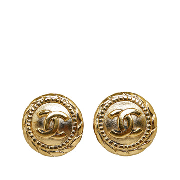 CHANEL CC Clip On Earrings Costume Earrings