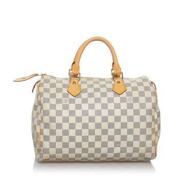 Louis Vuitton Damier Azur Speedy 30 Boston Bag