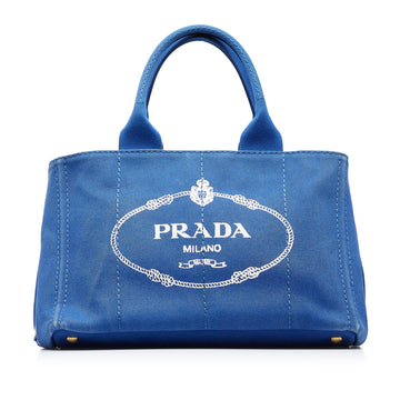 PRADA Canapa Logo Handbag