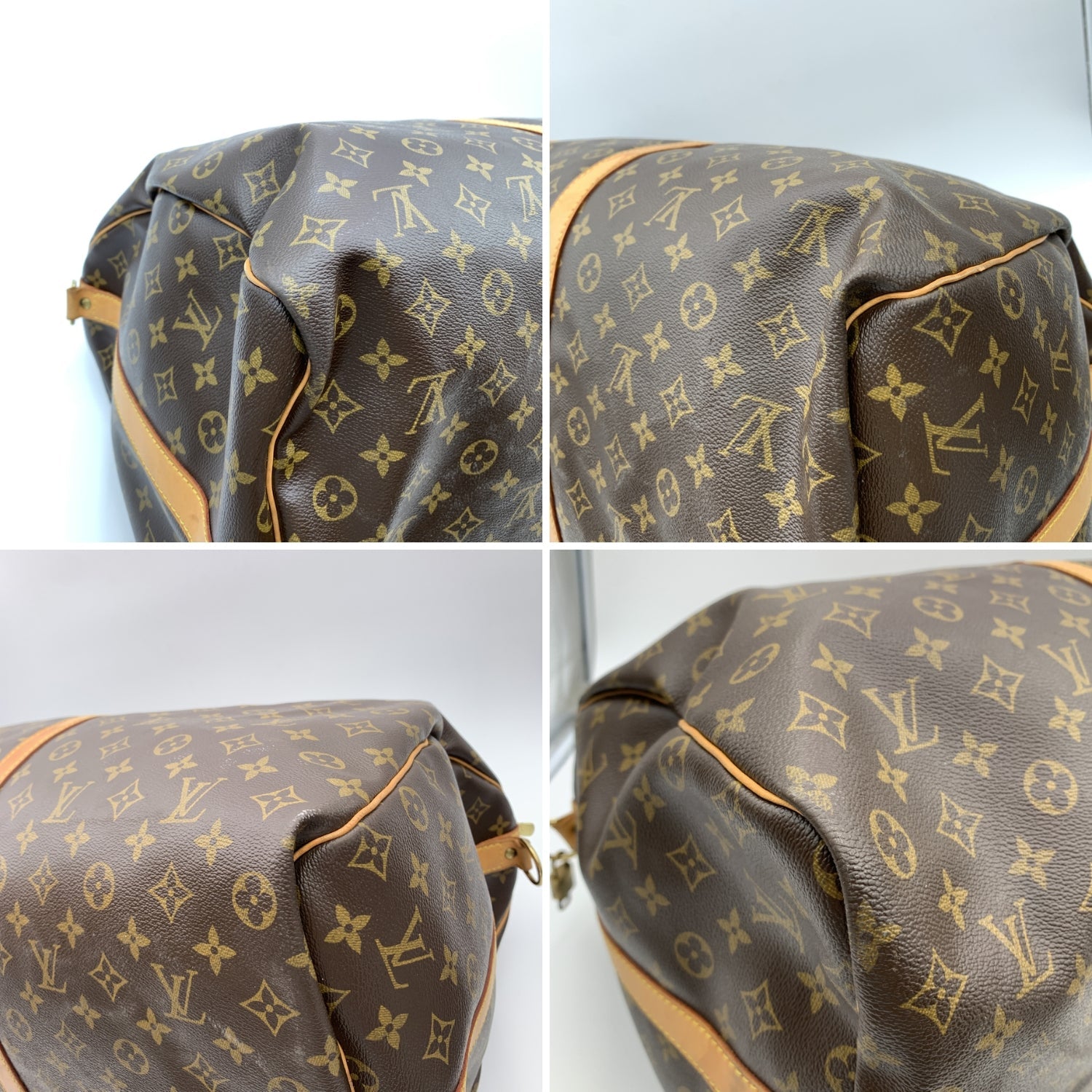 Louis Vuitton Monogram Keepall 60 Travel Large Duffle Bag M41412