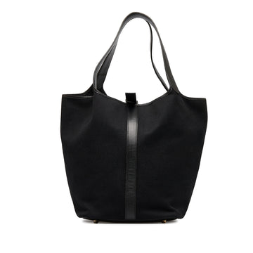 HERMES Toile Picotin TGM Tote Bag