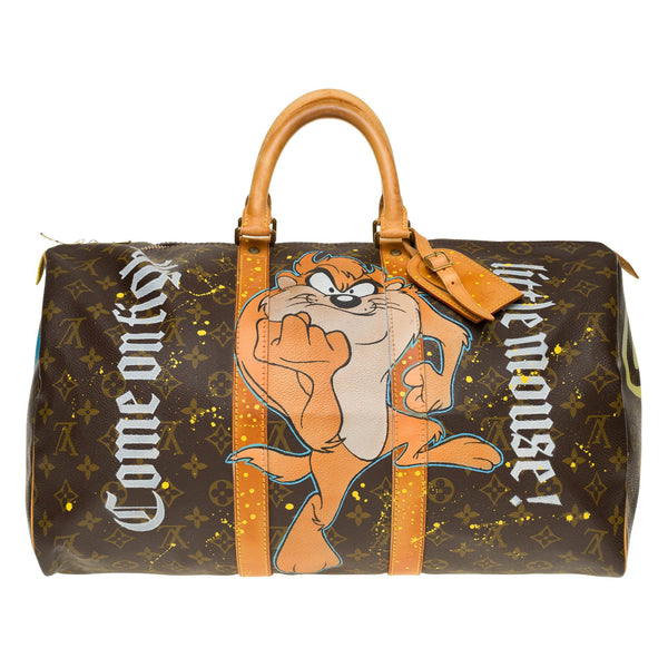 I Hand Painted this! Babs Bunny Louis Vuitton Bag!