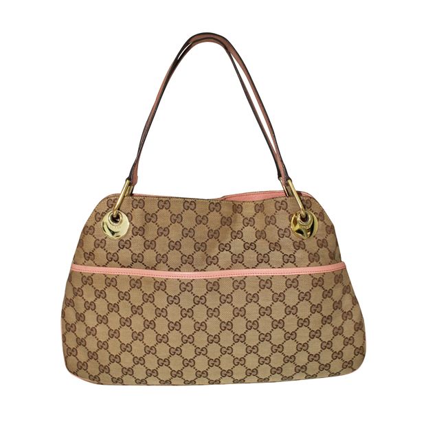 GUCCI Pink Eclipse Monogram Bag