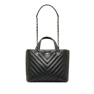 CHANEL CC Chevron Satchel