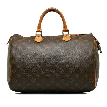 LOUIS VUITTON Monogram Speedy 35 Boston Bag