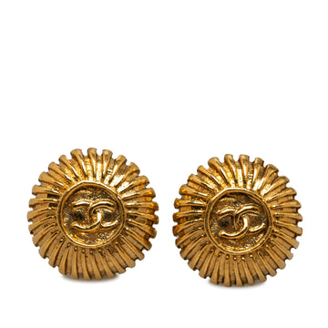 CHANEL CC Clip On Earrings Costume Earrings