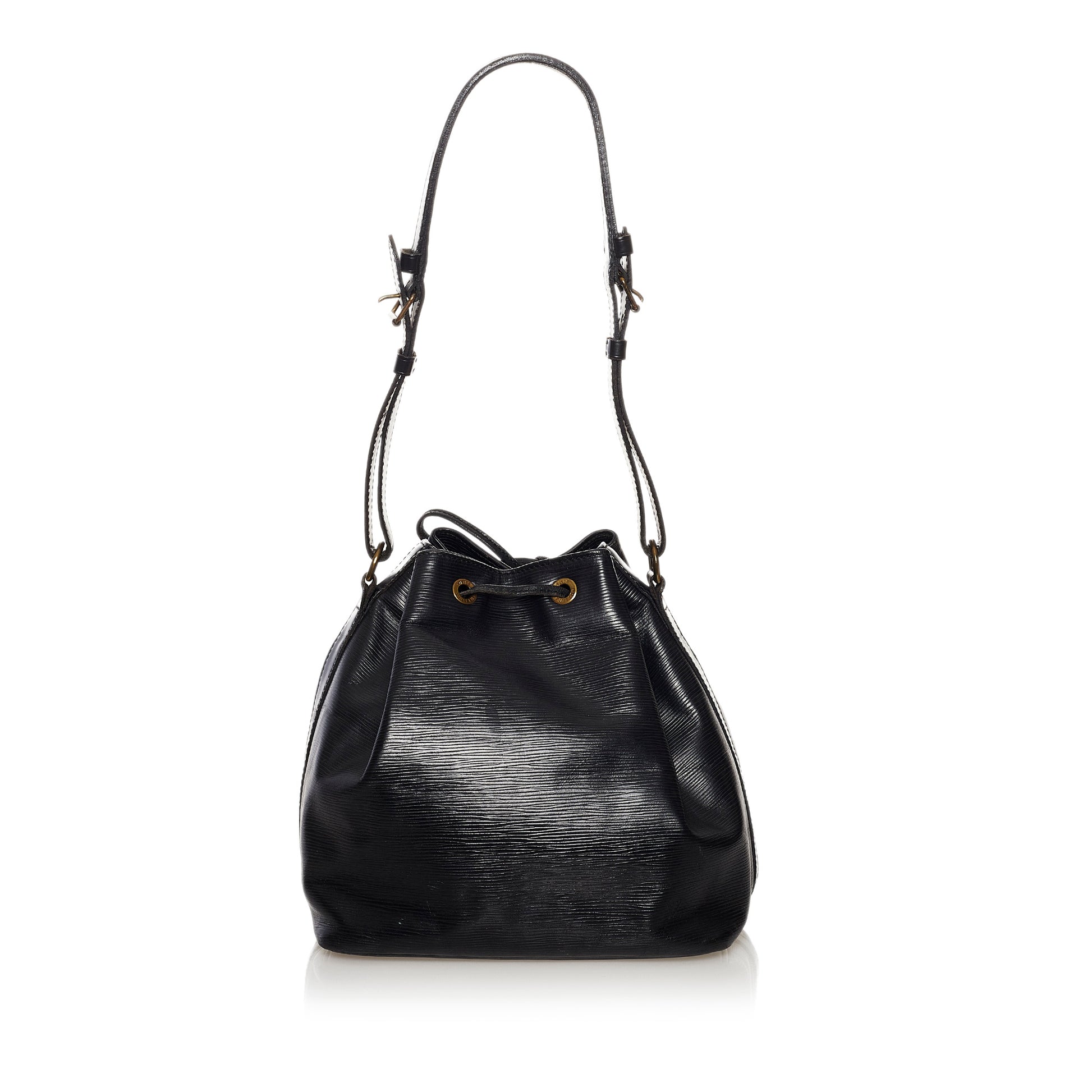 Louis Vuitton Vintage Black Epi Bucket Petite Bag