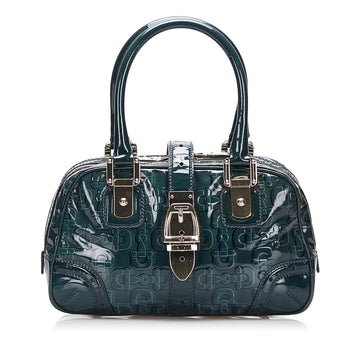 GUCCI Patent Horsebit Handbag