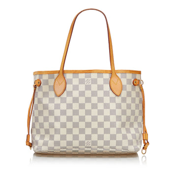 Louis Vuitton Damier Azur Neverfull PM Tote Bag