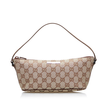 Gucci GG Canvas Boat Baguette