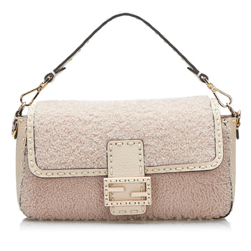 Fendi Shearling Satchel