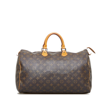 LOUIS VUITTON Monogram Speedy 40 Boston Bag