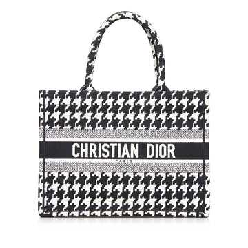 DIOR Medium Macro Houndstooth Book Tote Tote Bag