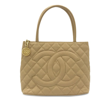 CHANEL Caviar Medallion Tote Tote Bag