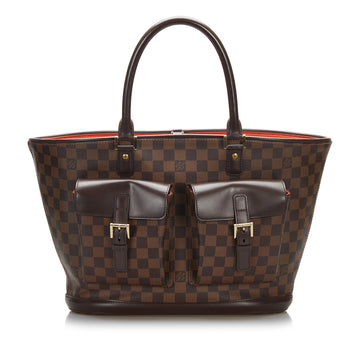 Louis Vuitton Damier Ebene Manosque GM Tote Bag