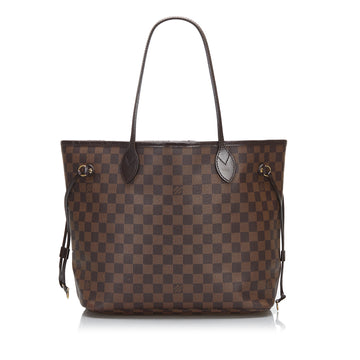 Louis Vuitton Damier Ebene Neverfull MM Tote Bag