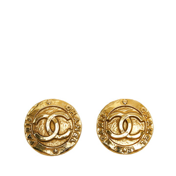 CHANEL CC Clip-On Earrings Costume Earrings