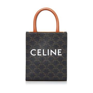 CELINE Mini Triomphe Vertical Cabas Satchel