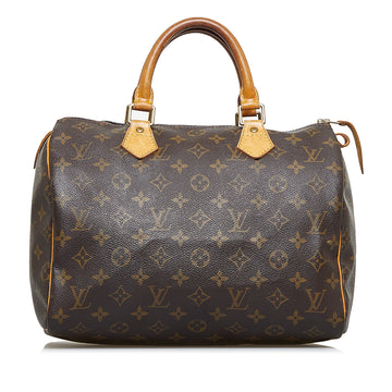 LOUIS VUITTON Monogram Speedy 30 Boston Bag