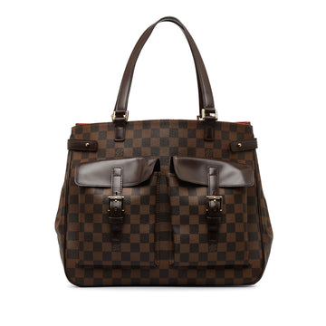 LOUIS VUITTON Damier Ebene Uzes Tote Bag