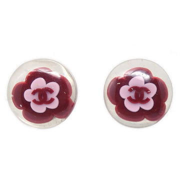 CHANEL 2004 High Summer Floral CC Studs Earrings 04S 97620