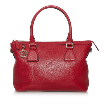 Gucci Charmy Leather Satchel