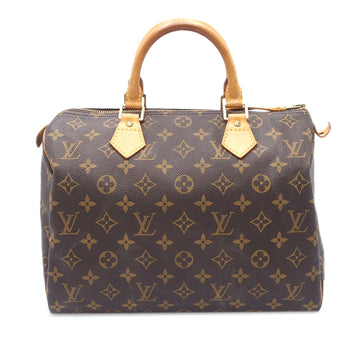 LOUIS VUITTON Monogram Speedy 30 Boston Bag