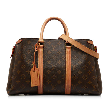 LOUIS VUITTON Monogram Soufflot MM Satchel