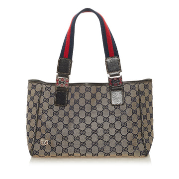 Gucci GG Canvas Web Handbag