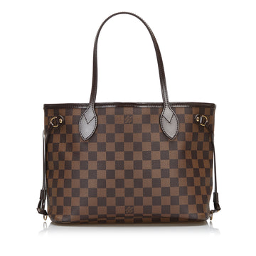 Louis Vuitton Damier Ebene Neverfull PM Handbag