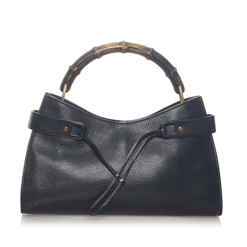 Gucci Bamboo Leather Handbag