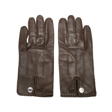 HERMES Lambskin Clou de Selle Gloves Other Accessories