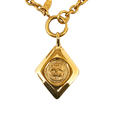 CHANEL CC Pendant Necklace Costume Necklace