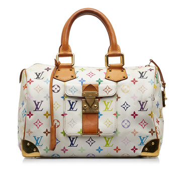 LOUIS VUITTON Monogram Multicolore Speedy 30 Boston Bag