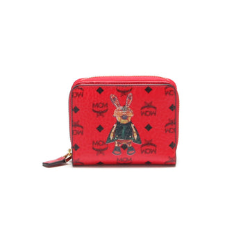 MCM Visetos Bunny Short Wallet