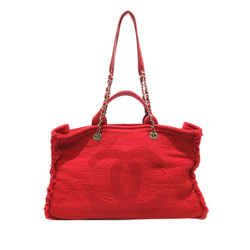 Chanel CC Double Face Deauville Tote Tote Bag