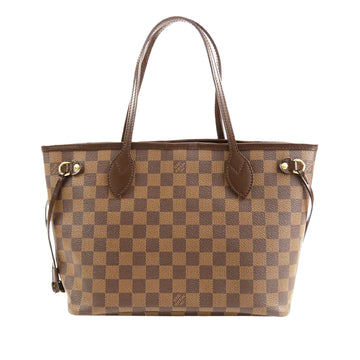 Louis Vuitton Damier Ebene Neverfull PM Tote Bag