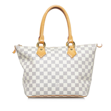 LOUIS VUITTON Damier Azur Saleya PM Handbag