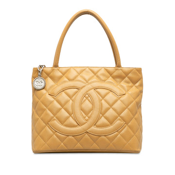 CHANEL Caviar Medallion Tote Tote Bag