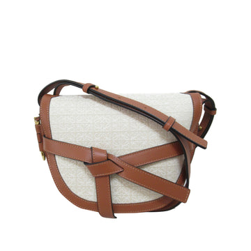 LOEWE Mini Canvas Gate Crossbody Bag